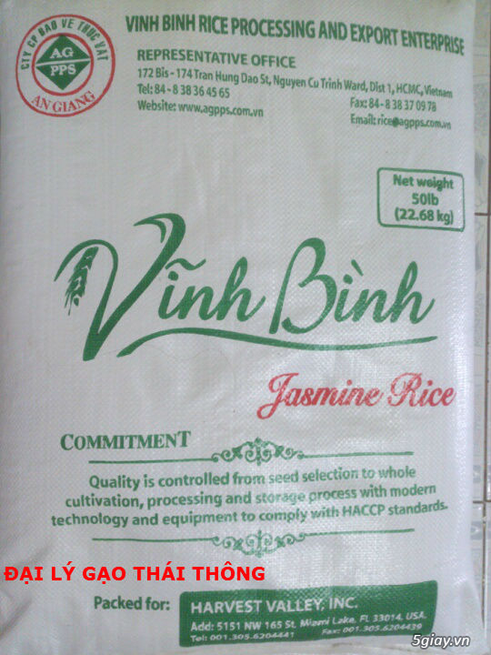 Đại lý gạo Thái Thông- Chuyên cung cấp gạo Vibigaba và gạo Vĩnh Bình. - 7