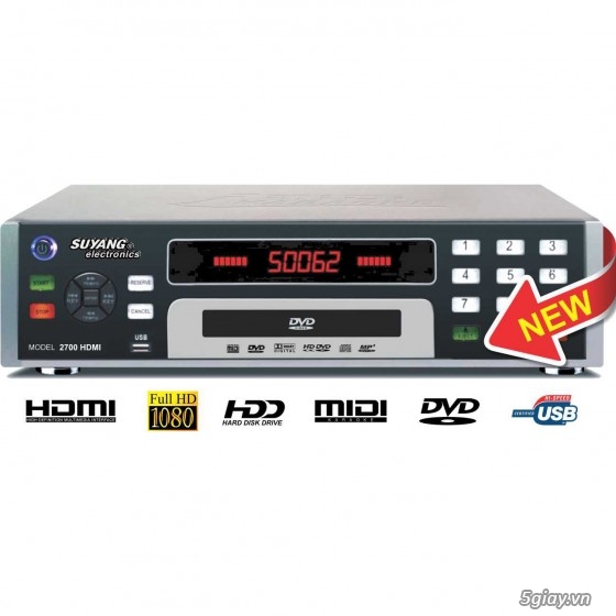 Bán đầu Midi Karaoke 3600, Midi karaoke HDMI 2700(Korea) bảo hành chính hãng, giá sốc