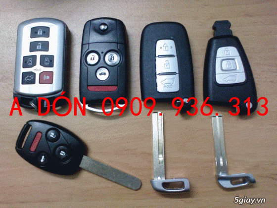 Làm các loại chìa khóa xe ô tô remote ô tô các loại giá rẻ - 5