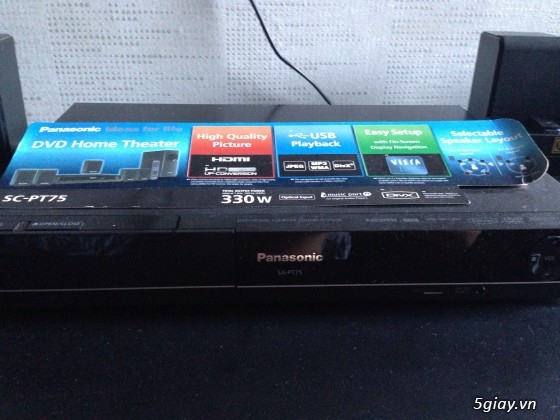 bán dàn âm thanh 5.1 Panasonic SC-PT75 full box nghe nhạc xem HD giá rẻ