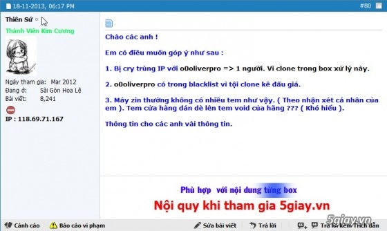 Black List #1007 hồi sinh. Ban forever + Update Black List.