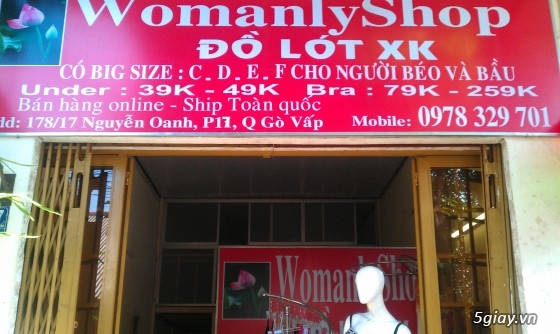 WomanlyShop-Đồ lót Big Size cho người béo và bầu-178/17 Nguyễn Oanh-G.Vấp-0978 329701 - 3