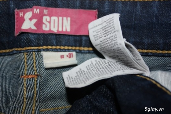 [2ndFashion] chuyên quần Jeans Authentic Levi's, CK, Diesel, Uniqlo, H&M, D&G, Evisu, - 29