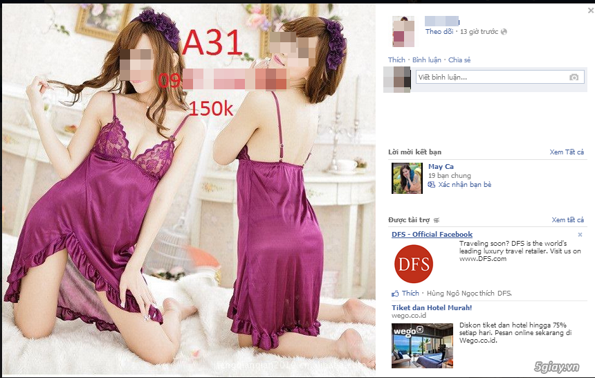 Lên mạng bán đồ bị nhầm là ...bán dâm - 5048