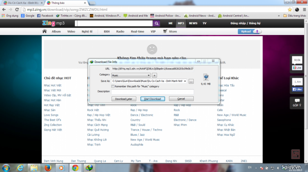 Muon Download Nhac Tren Zingmp3 Ve May Tinh Bang Samsung