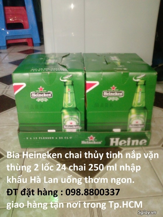 Bia Heineken Hà Lan chai thủy tinh nắp vặn uống thơm ngon - 2
