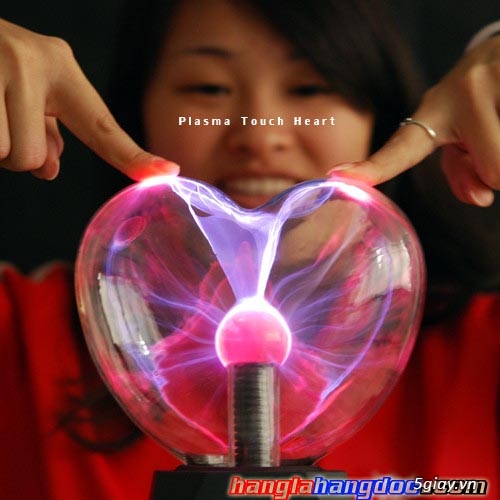 Plasma ball giá rẻ, quả cầu ma thuật cảm biến âm thanh, đèn plasma trái tim lớn - 42
