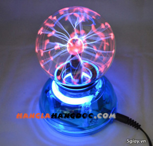 Plasma ball giá rẻ, quả cầu ma thuật cảm biến âm thanh, đèn plasma trái tim lớn - 2