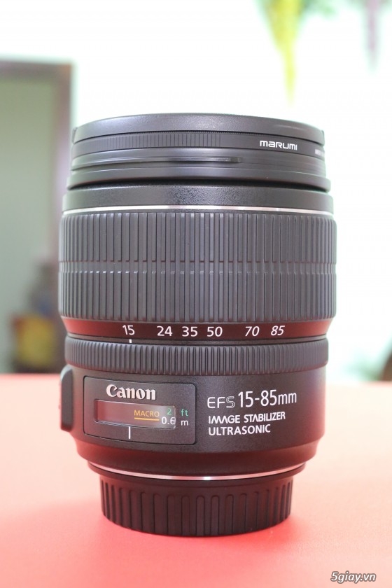 HCM - Cần bán lens Canon EF-S 15-85 IS USM + Hood zin giá tốt - 1