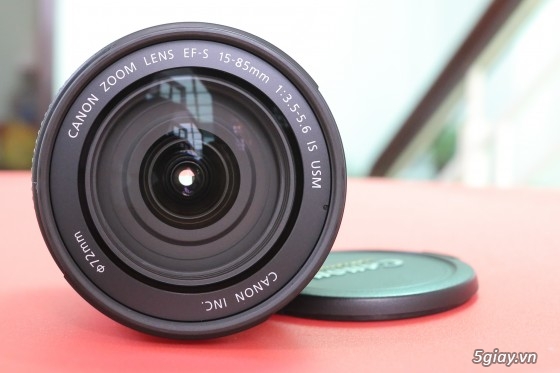 HCM - Cần bán lens Canon EF-S 15-85 IS USM + Hood zin giá tốt - 4