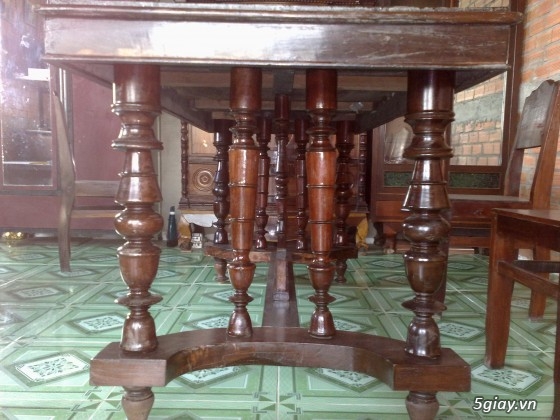 Cần bán bộ bàn ghế gỗ xưa 100 năm tuổi - 2