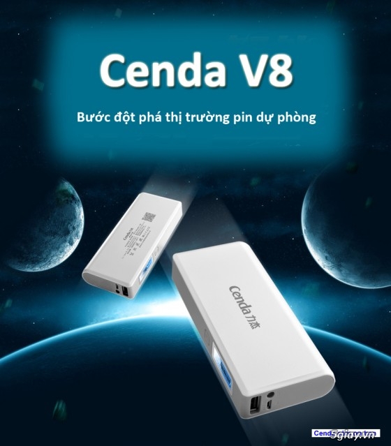 [Hàng mới]Pin sạc đa năng Cenda V9(11.000mAh,có LCD) chất lượng tốt nhất ,giá rẻ nhất - 6