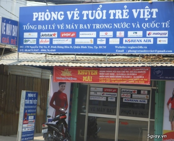 Phòng Vé Tuổi Trẻ Việt - Tổng Đại Lý Vé Máy Bay Trong Nước & Quốc Tế - 2