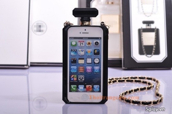 Ốp lưng silicon chai nước hoa chaaa iPhone 5, 5S có hương thơm - hàng loại 1 cực HOT - 6