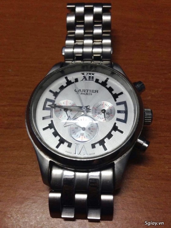 Đồng hồ Cartier Paris phong cách menly lịch lãm giá hạt dẻ - 1