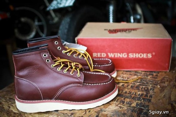 Red Wing boot Leather. - giày boot da chất lừ . Made in USA. !!!