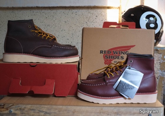 Red Wing boot Leather. - giày boot da chất lừ . Made in USA. !!! - 3