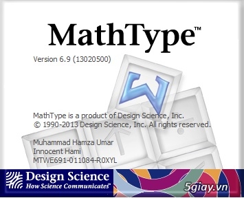 Download MathType 6.9 - phần mềm gõ công thức Toán tốt nhất trên Word - 15391