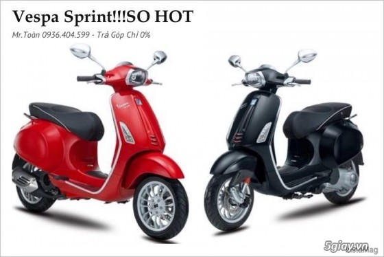 Vespa Sprint 150NEW!Lãi Suất 0% - Vespa Piaggio Chính Hãng-Toàn 0936.404.599 - 2