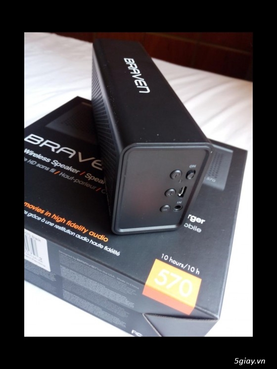 Loa Bluetooth Braven 570 mới fullbox giá 1tr600 - 1