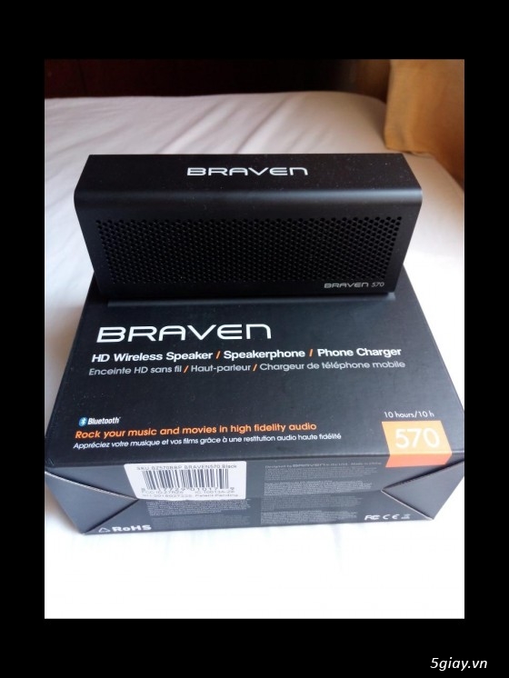 Loa Bluetooth Braven 570 mới fullbox giá 1tr600