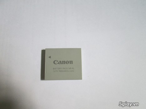 Bán pin zin theo máy Canon SD 450 (Pin NB- 4L) - Cần mua sạc cho pin NB-11L