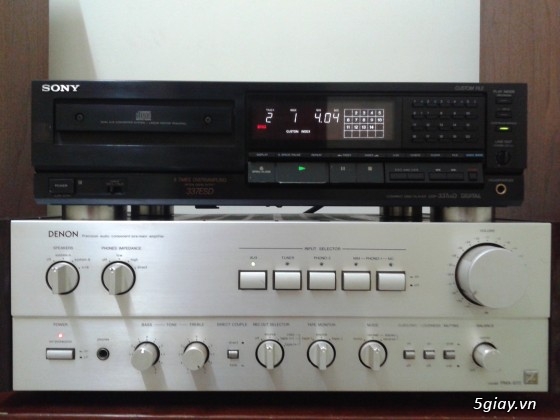 Loa Pioneer CS-88,CD Sony 337 ESD,Ampli DENON PMA 970 Âm thanh khủng giá cực kỳ mềm. - 2