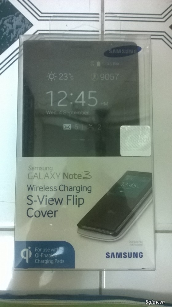 bán nhanh S-View Flip Cover Samsung Galaxy Note 3 ( made in korea )