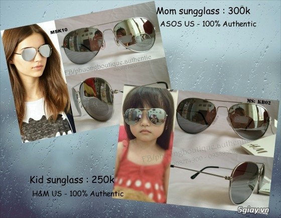 Mắt kính Nam-Nữ H&M,ASOS, AJ MORGAN..Hàng US 100% Authentic