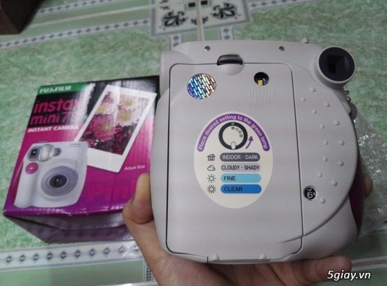 HCM - Cần bán máy chụp ảnh lấy liền Fujifilm Instax Mini 7s,mới 99%,  Full box.H - 2