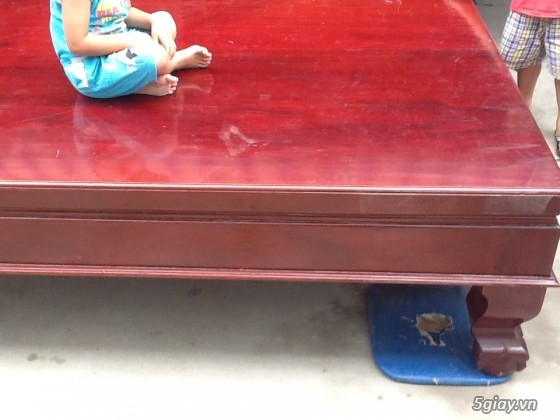 Bán cái đi văng ( phản ) gỗ căm xe hàng đẹp ( có hình ) - 2