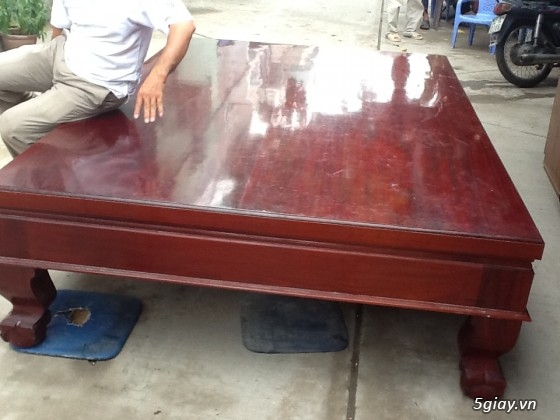 Bán cái đi văng ( phản ) gỗ căm xe hàng đẹp ( có hình )