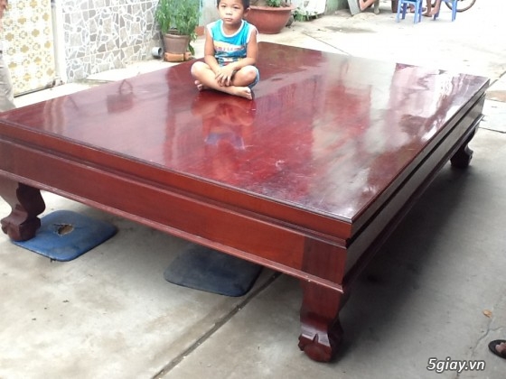 Bán cái đi văng ( phản ) gỗ căm xe hàng đẹp ( có hình ) - 1