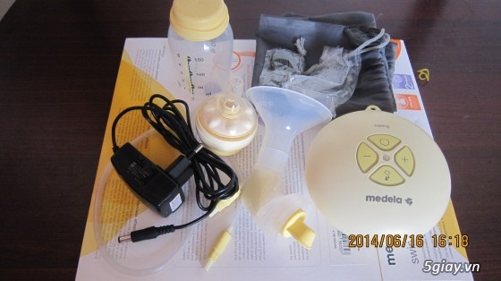 Thanh lý máy hút sữa Medela Swing còn hạn bảo hành và kem chống hăm Bepanthen