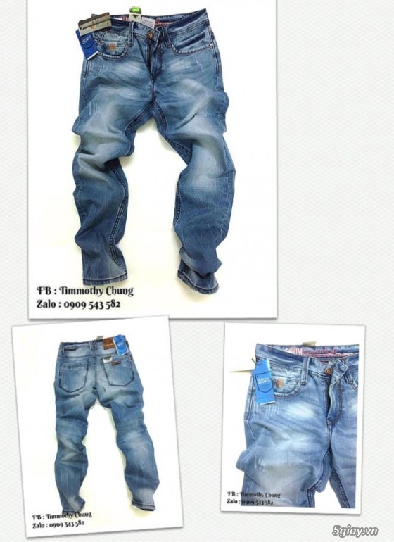 Chuyên sản xuất và bán quần, áo Jeans bụi, đẹp, giá rẻ nhất toàn quốc. 0909 543 582 - 4