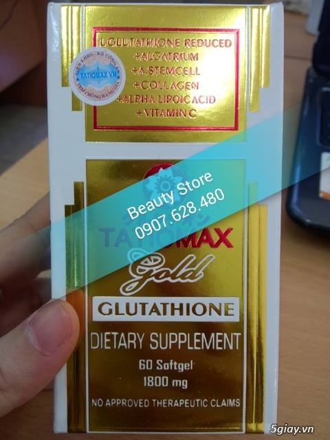 Tatiomax Gold Glutathione 1800mg Giá 1.600.000