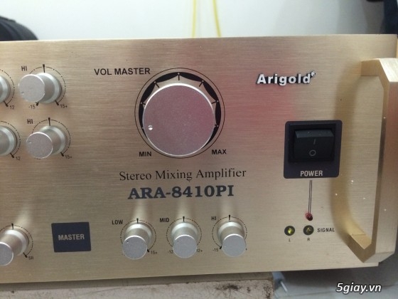 Cần thanh lý dàn loa Arigold ARS-25P và Amplifier Arigold ARA-8410PI - 8