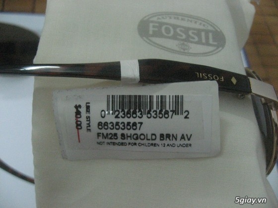 Bán mắt kính RayBan-Made in Italy_MK Fossil-Xịn-Chính hãng 100%-Xách tay từ Mỹ-Giá rẻ - 46