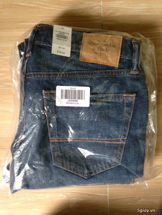 quần Jean Nam Abercrombie form Skinny xách tay trực tiếp từ Mỹ với giá rẻ bèo đây!! - 8