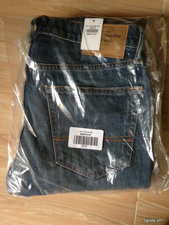 quần Jean Nam Abercrombie form Skinny xách tay trực tiếp từ Mỹ với giá rẻ bèo đây!! - 7