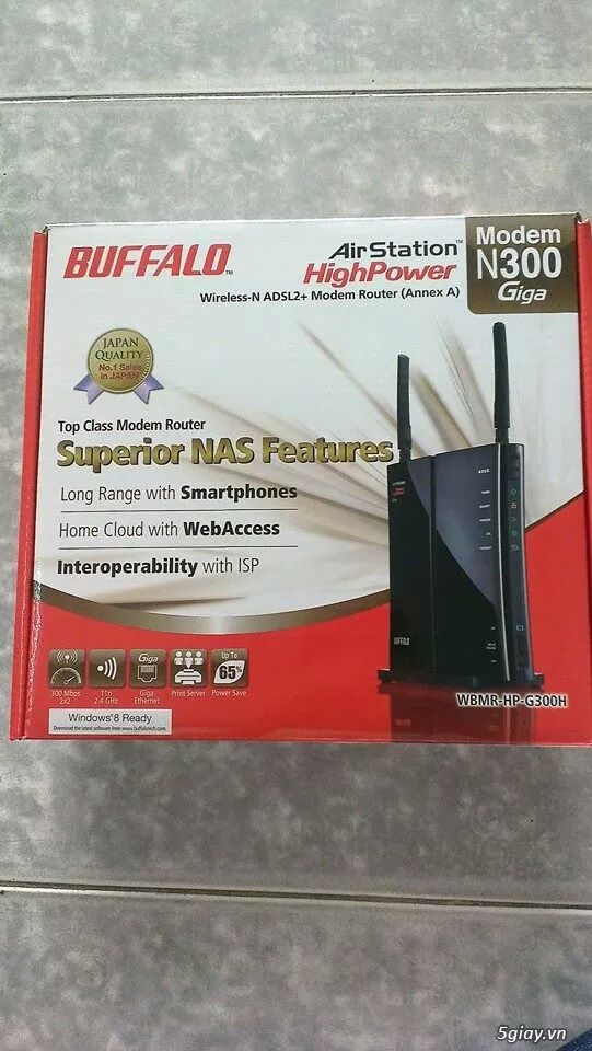 Bán modem wifi Buffalo WBMR-HP-G300H (phú nhuận) - 1
