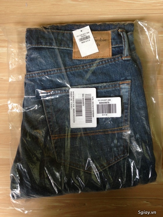 quần Jean Nam Abercrombie form Skinny xách tay trực tiếp từ Mỹ với giá rẻ bèo đây!! - 6