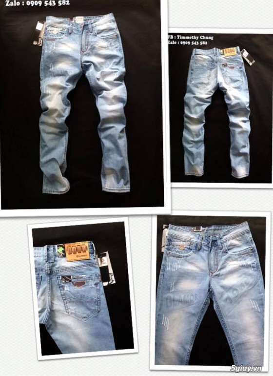 Chuyên sản xuất và bán quần, áo Jeans bụi, đẹp, giá rẻ nhất toàn quốc. 0909 543 582 - 7