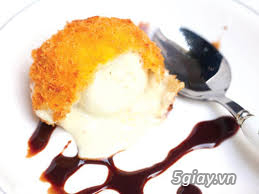 Kem chiên -sữa tươi chiên