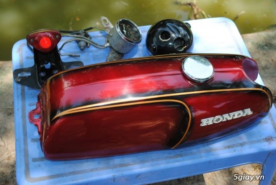 Nhận gò bình xăng cafe racer - 4