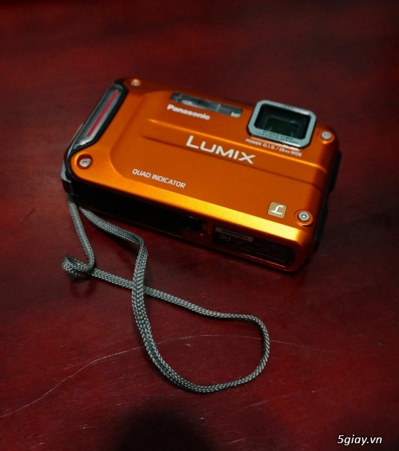 Máy ảnh chụp dưới nước Panasonic Lumix TS4 màu cam 98%, 12MP, Full HD. GPS, la bàn - 5