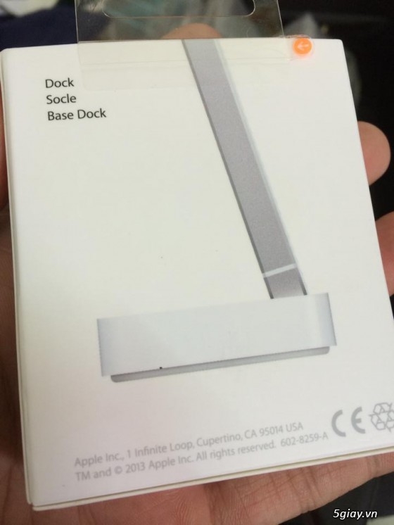 Dock sạc Iphone 5s Chính Hãng Apple (No Fake) Ship từ Usa về (Có hình thật)
