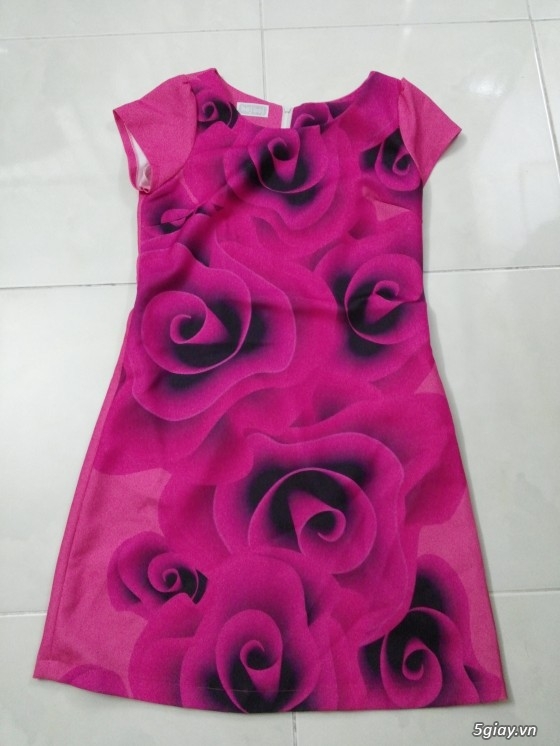 Thời trang nữ - Đầm in 3D đảm bảo chất liệu vải tốt + mực hàn quốc + giá tốt - 8