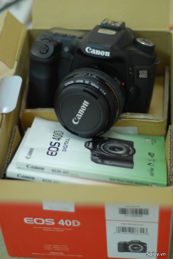 Canon 40D FullBox Like new 99% zin 100% 2k Shot Siêu Hiếm đây ! - 7
