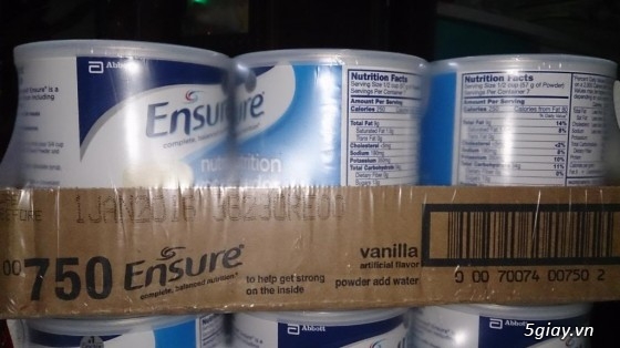 Sữa Ensure + Pediasure xách tay từ US giá cực tốt (hình thật) - 5